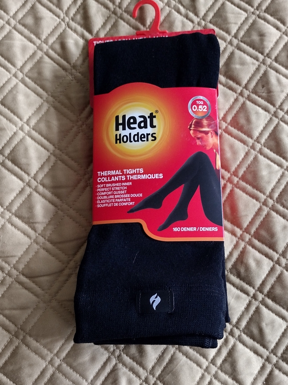 Heat Holders 169 Den Thermal Tights Black Women's (M)